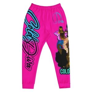 Pink Graphic Joggers